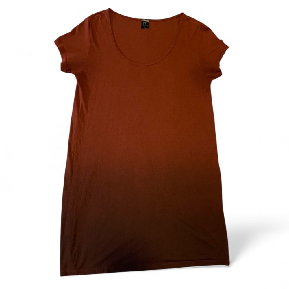 Peruvian Connection Short Sleeve Top in Red Cabernet Ombre (Lighter to Darker)